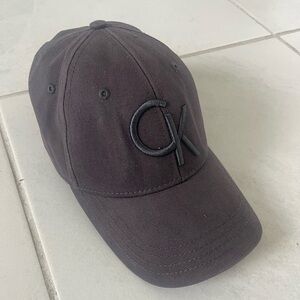 Calvin Klein Dark Gray Cap 100% Cotton One Size